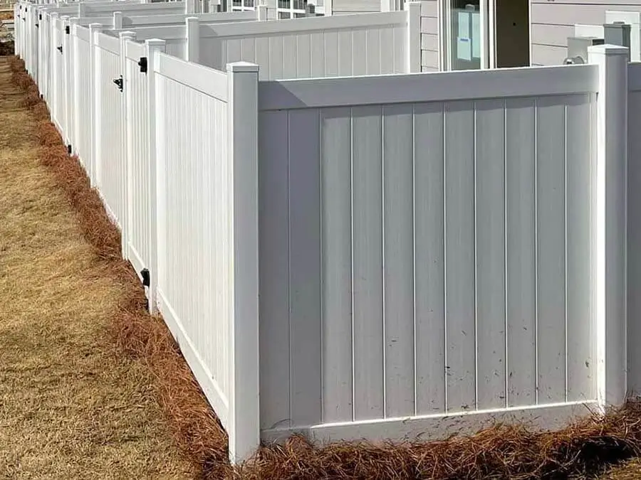 Vinyl fence mooresville north carolina fence company 5