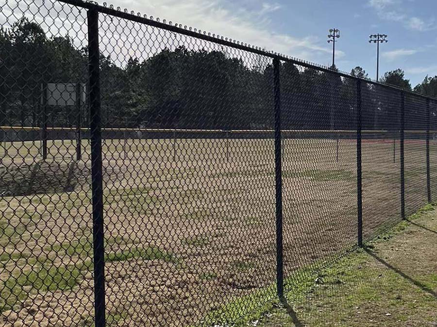 Photo of a Mooresville NC chain link fence