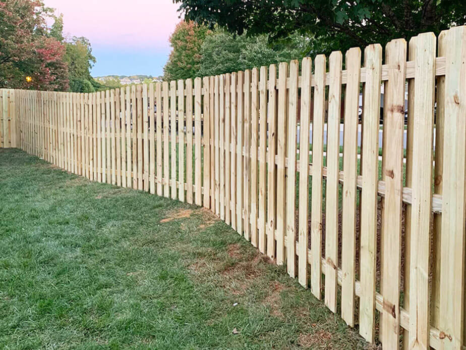 wood fence China Grove North Carolina